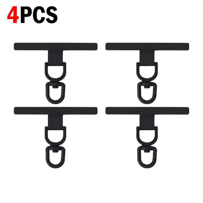 Upgraded 360° Rotatable Metal Phone Tether Tab Clip – Stainless Steel Cellphone Lanyard Patch Safety Connector (1–4 Pcs)