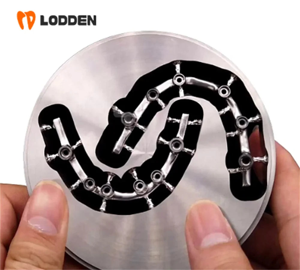 LODDEN 98mm GR2/GR5 Dental Titanium Disc — CAD/CAM Milling Block for Implants, Abutments & Dental Framework