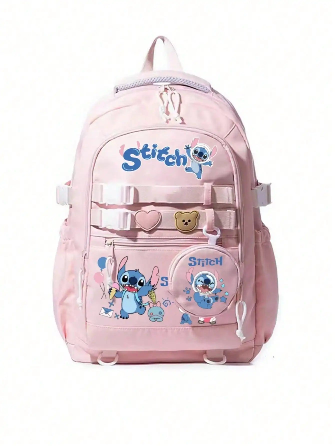 Disney Lilo & Stitch School Backpack – Large Capacity Travel Bag for Girls & Teens