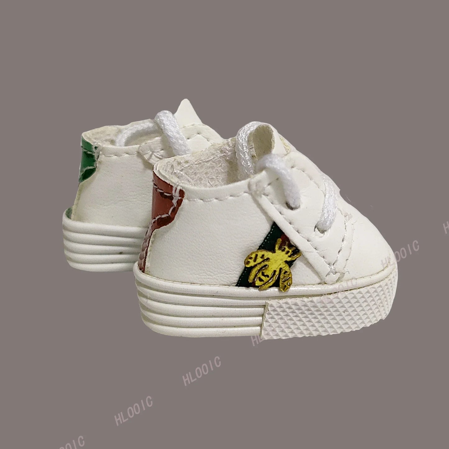 Labubu Doll Sneakers (4x1.8cm) - Shoes for 17cm Macaron Plush, 15cm EXO Cotton, & 1/6 BJD Dolls Accessories