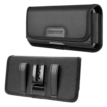 4.7-6.8 Inch Nylon Phone Pouch – Multifunction Cell Phone Belt Clip Holster Waist Bag for iPhone, Samsung & Smartphones