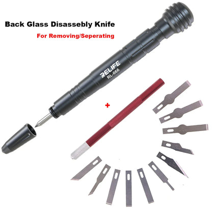 Back Cover Disassembly Tool – Rear Housing & Camera Glass Removal Kit for iPhone 11–16 Pro Max Repair