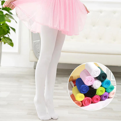 Kids Candy Color Velvet Tights – Spring Autumn Baby Girls Pantyhose & Dance Stockings