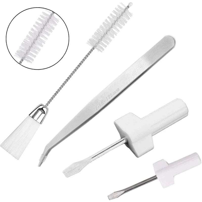 Sewing Machine Repair Kit: 6pcs/Set Cleaning Tools - Screwdriver, Tweezers, Thread Clear Brush, Essential Home Sewing Supplies