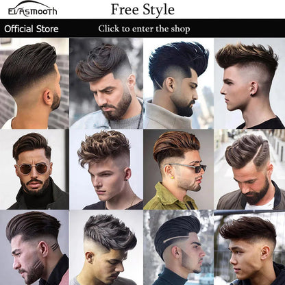Ultra Thin Skin 0.03mm Men’s Toupee Human Hair Wig – Natural Hair Replacement System Lightweight Male Hairpiece