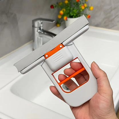 4-in-1 Desktop Cleaner – 1 Mop & 3 Sponges, Foldable Handheld No-Wash Cleaning System for Home, Office & Kitchen