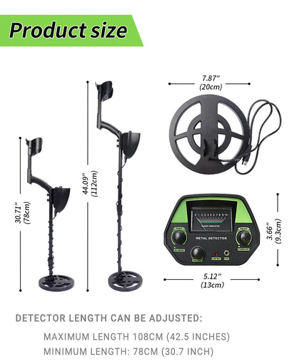 GTX5030H Underground Metal Detector – High-Sensitivity Treasure Hunter for Gold, Coins & Metals