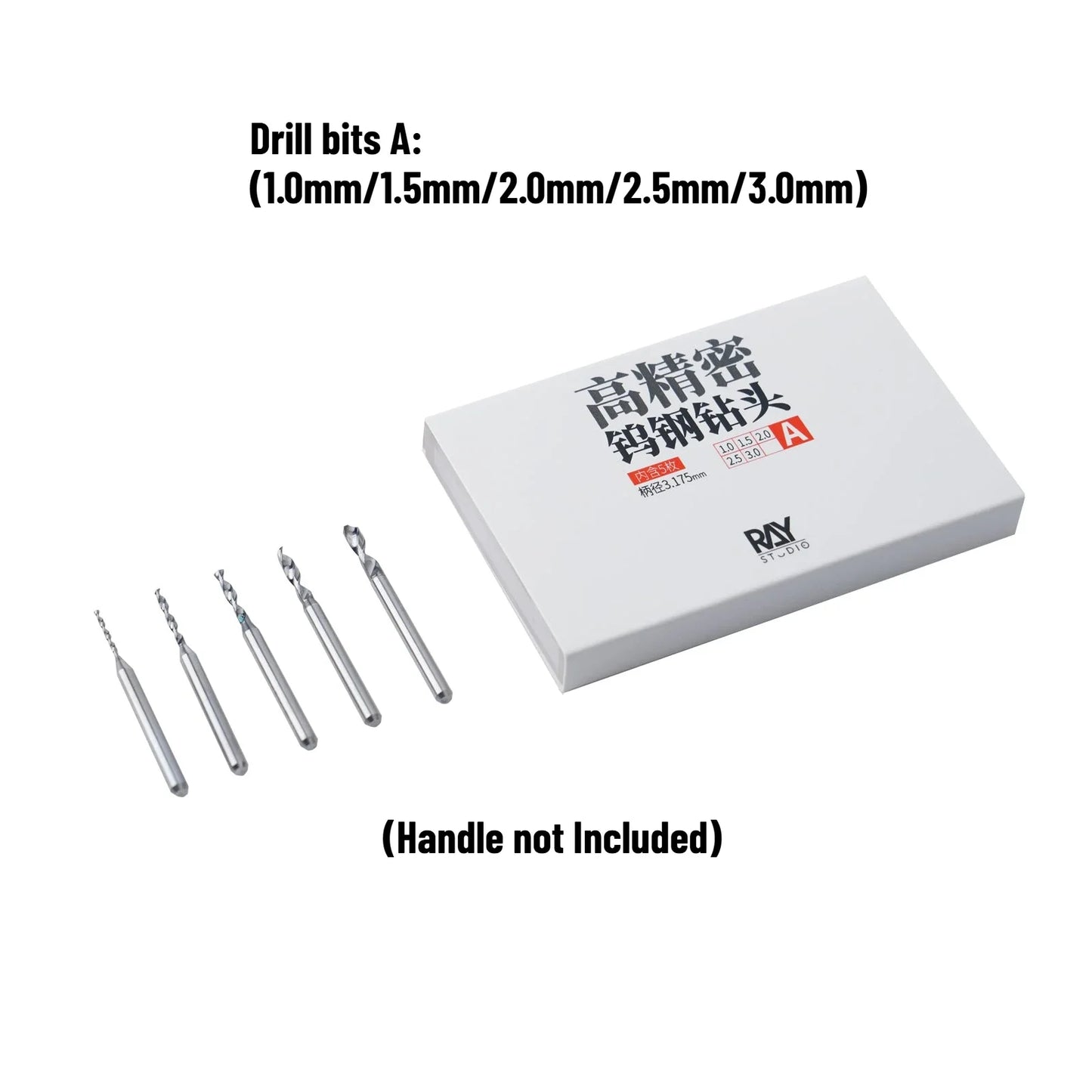 RAYSTUDIO RHD-01 Hatch Drill Handle – Hand Craft Hobby Tool for 0.1–3.2mm Drill Bit Model Assembly