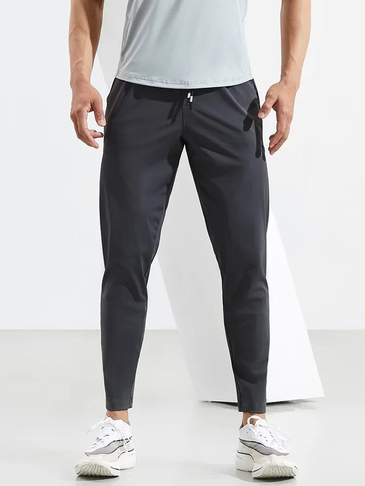 Men’s Quick-Dry Running Pants – Lightweight Jogging Sweatpants with Elastic Waist for Gym & Training
