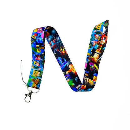 Roblox Mobile Phone Lanyard – Card Holder Key Accessory, Student Bus Card Anti-Loss Hard Shell Case, Decorative Item