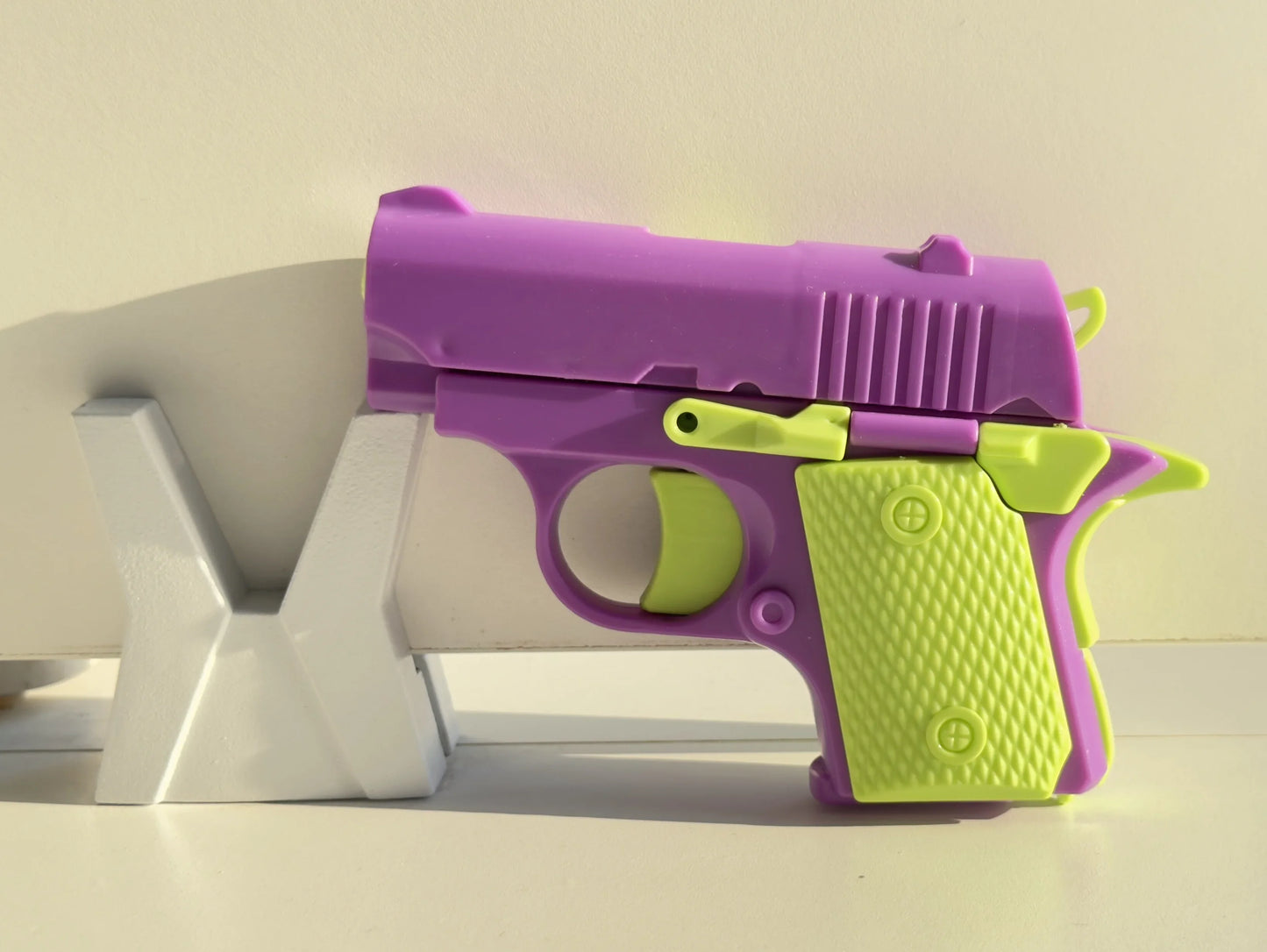 Mini 1911 Gravity Fidget Gun – ABS Plastic 3D Printed Stress Relief Toy for Boys and Kids Gift