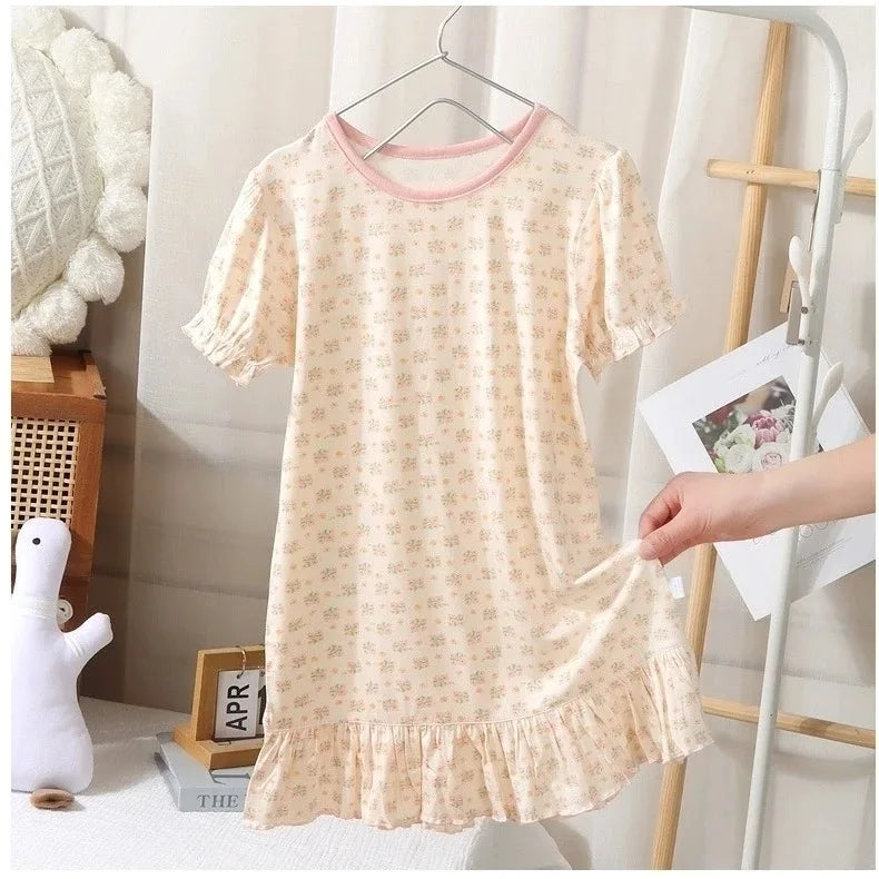 Mom & Daughter Summer Nightgowns - Matching Family Pajamas & Girls Sleepwear Dresses