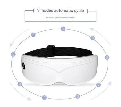 Eye Massager with 9 Modes & Multi-Frequency Vibration – 22-Magnet Therapy for Eye Health