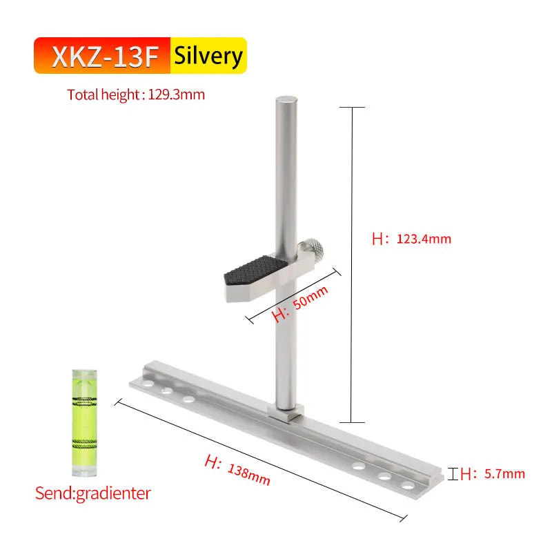 FinalCool XKZ13F Aluminum GPU Holder Bracket, Adjustable Graphics Card Support Anti-Sag Anti-Deformation Fixed Fan Position Stand
