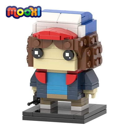 MOOXI Monster Demodog Stranger Things Figure Brickheadz Building Blocks Set – MOC Toy Gift