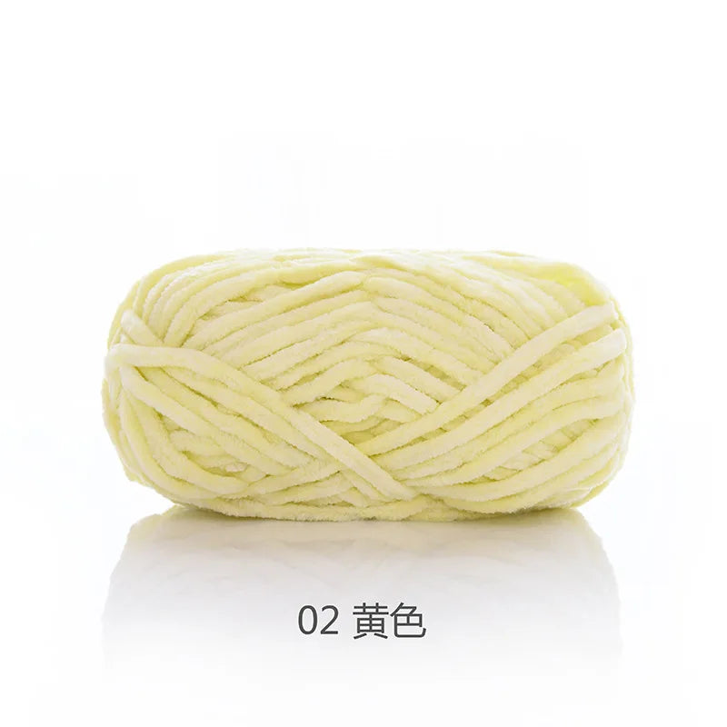 50g/Ball DIY Knitting Yarn – Soft Wool for Baby Scarf, Hat, Chunky Crochet Thread