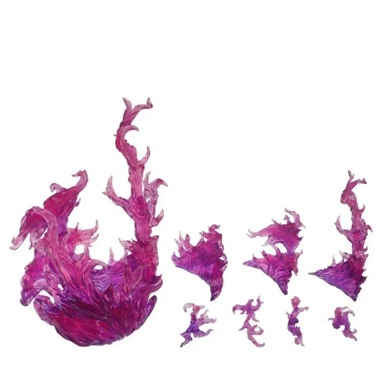 Whirlwind Flame & Ice Special Effects Model Stand — Luffy Figure DIY Accessories Movable Display Base