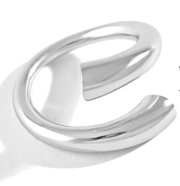 925 Sterling Silver Geometric Ring — BF CLUB Fashion Handmade Ring for Women, Party & Christmas Gift