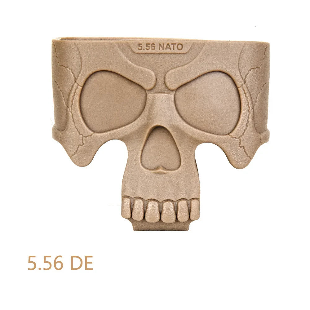 5.56/7.62 Skull Rubber Magazine Pull Loop – Tactical Mag Assist for M4 AK AR15 Airsoft & Hunting Gear