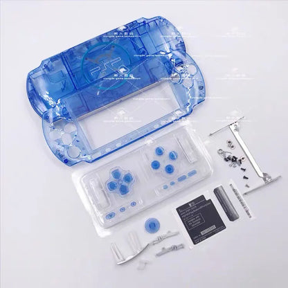 Replacement Faceplate Shell Case for PSP 3000 – Full Housing Cover with Buttons Kit for PSP3000 3006 3008