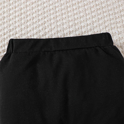 0-9 Months Baby Boy Set – Little Bear Long Sleeve Bodysuit, Pants, Hat & Socks for Spring & Autumn Newborns