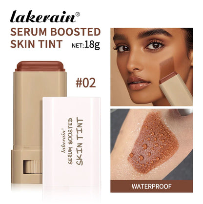 Waterproof Skin Tint Stick – Nourishing Tinted Foundation & Contour Balm for Face Makeup