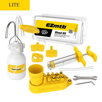Bicycle Hydraulic Disc Brake Oil Bleed Kit – EZMTB PRO for SHIMANO, SRAM, Avid & MAGURA MTB Bike Repair Tool