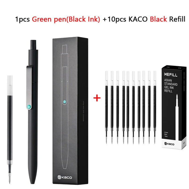 KACO 0.5mm MIDOT Gel Ink Pens – Quick-Drying, Smooth Writing, High-Volume for Exams, Grading, Homework, and Papers