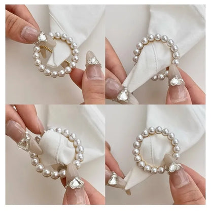 Metal Ring Waist & Scarf Button – Fashion Corner Hem Brooch, Waist Knotted Buckle, T-Shirt Fixing Accessory for Women & Girls