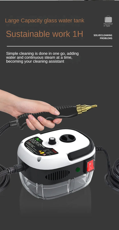High-Temperature Steam Cleaner - Sterilization for Air Conditioning, Kitchen Hood, Home & Car, 110V US Plug / 220V EU Plug