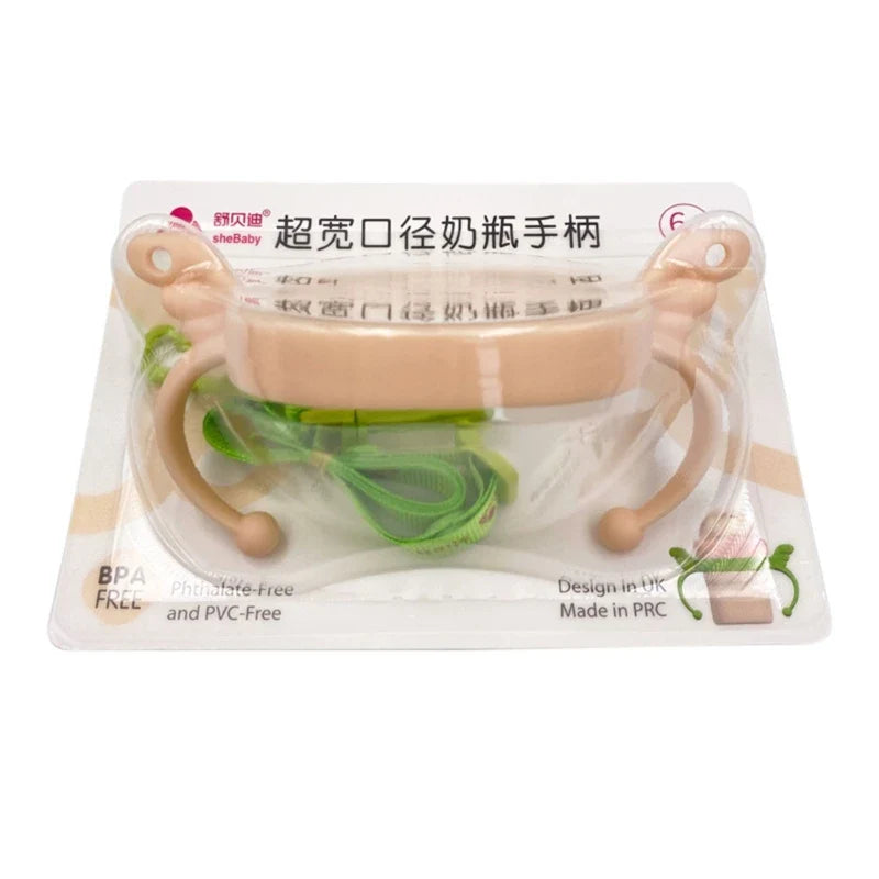 BPA-Free Classic Newborn Bottle Grip Handle – Compatible Silicone Handles for Hegen Bottle, Baby Feeding Accessories