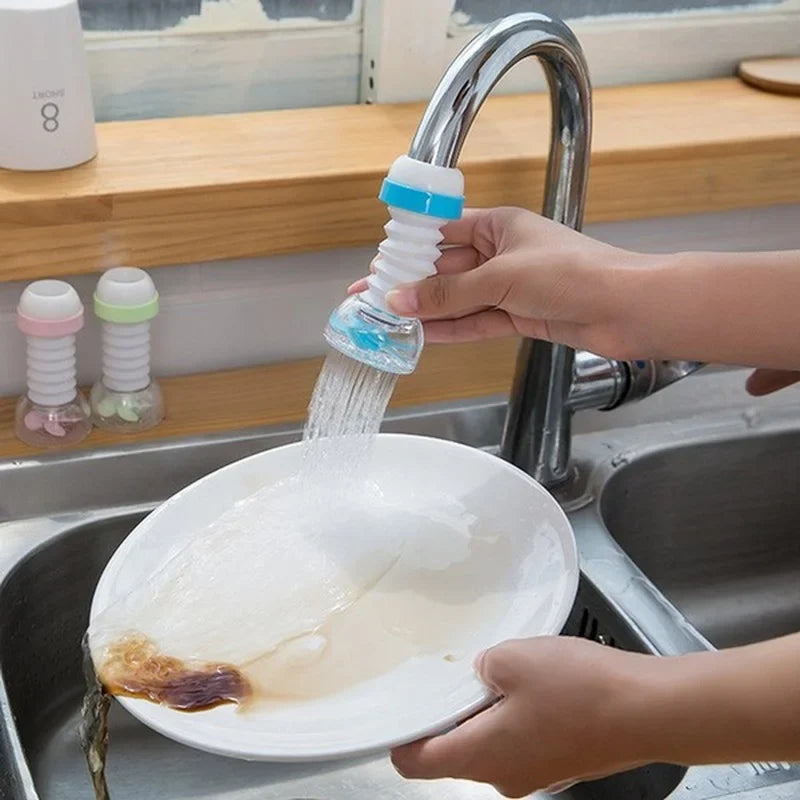 Telescopic Water Saver Tap Filter – Kitchen & Bathroom Faucet Sprinkler Extender Accessory