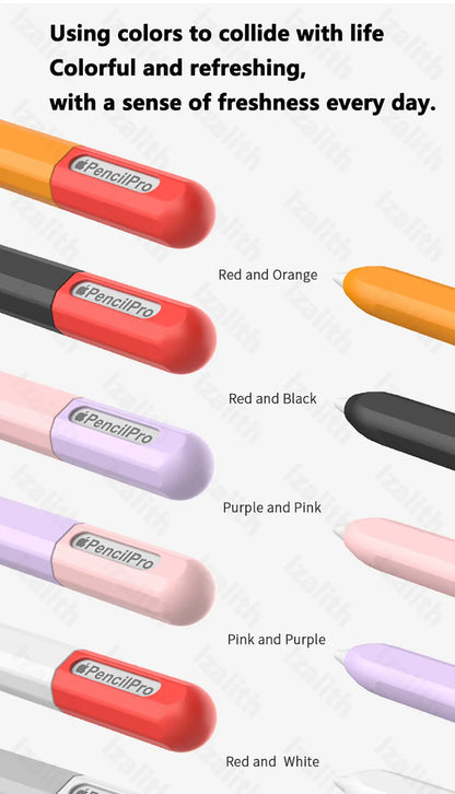 Pencil Case for Apple Pencil Pro | Soft Silicone Ultra-Thin Protective Cover for iPad Pencil