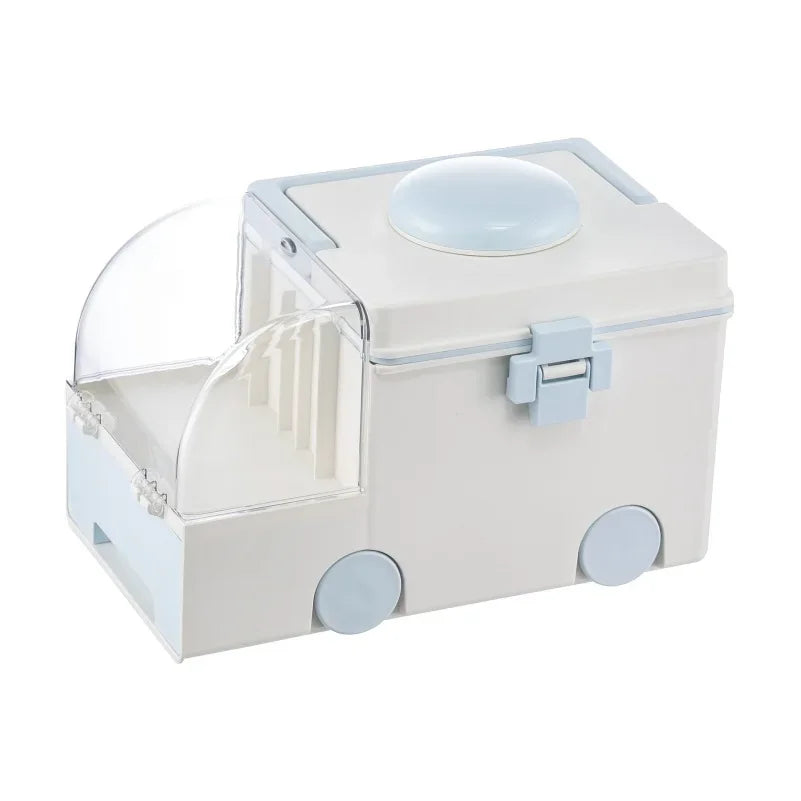 Multifunctional Ambulance Medicine Box – Large Capacity Portable Medical Storage for Household Use