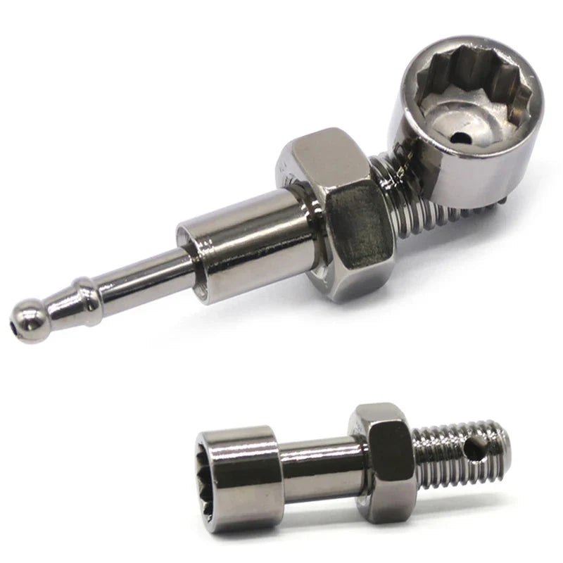 Portable Mini Pipe Smoking Set – Zinc Alloy Detachable Screw Metal Pipe for Smoking