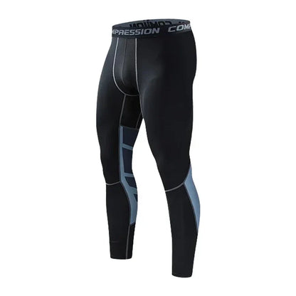 Men's Running Tracksuit Set - Compression Fitness Sportswear With Leggings, Gym Tights & Training Sweatpants