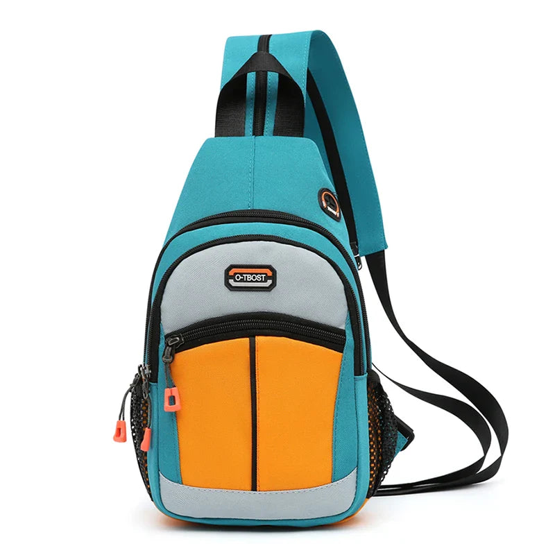 Unisex Chest Bag – Multifunctional Crossbody Backpack for One or Two Shoulder Wear