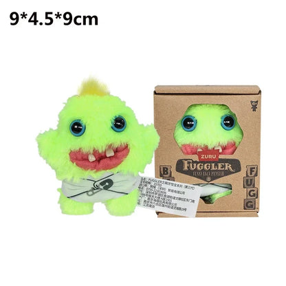 Fuggler Plush Baby Series Mr. Needles – Funny Ugly Monster Stuffed Doll, Munch Rabid Rabbit Wide-Eyed Weirdo Soft Toy 9cm