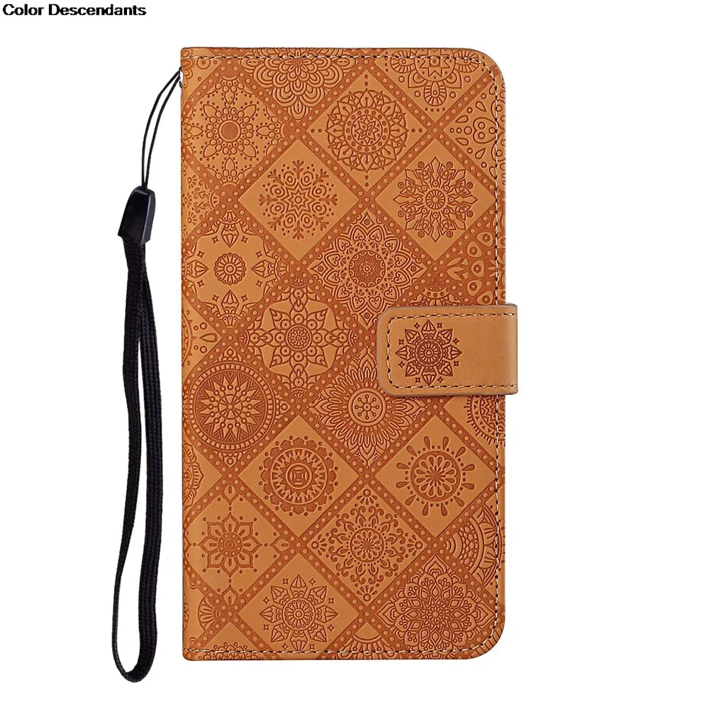 Flip Leather Wallet Case for Redmi Note & Redmi Series (Note 13–9, 4G/5G) – Card Holder Stand Book Cover