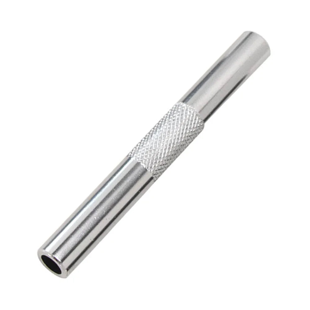 Metal Straw & Smoking Pipe — Portable Aluminium Alloy Tube Gadget for Men, Cigarette Accessory