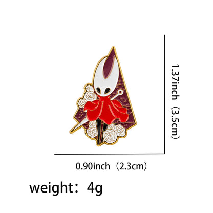 Game Cartoon Enamel Pin Brooch – Cute Lapel Badge for Backpack & Clothing, Gamer Fashion Accessory Gift