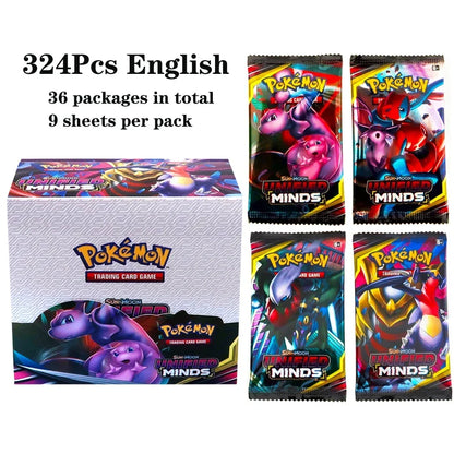 324pcs Pokemon TCG Booster Box - Sword & Shield Fusion Strike Trading Card Packs Display Set with 36 Booster Packs