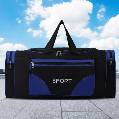 Oxford Fitness Bag – Large Capacity Waterproof Yoga & Sports Backpack with Adjustable Shoulder Strap for Outdoor Football