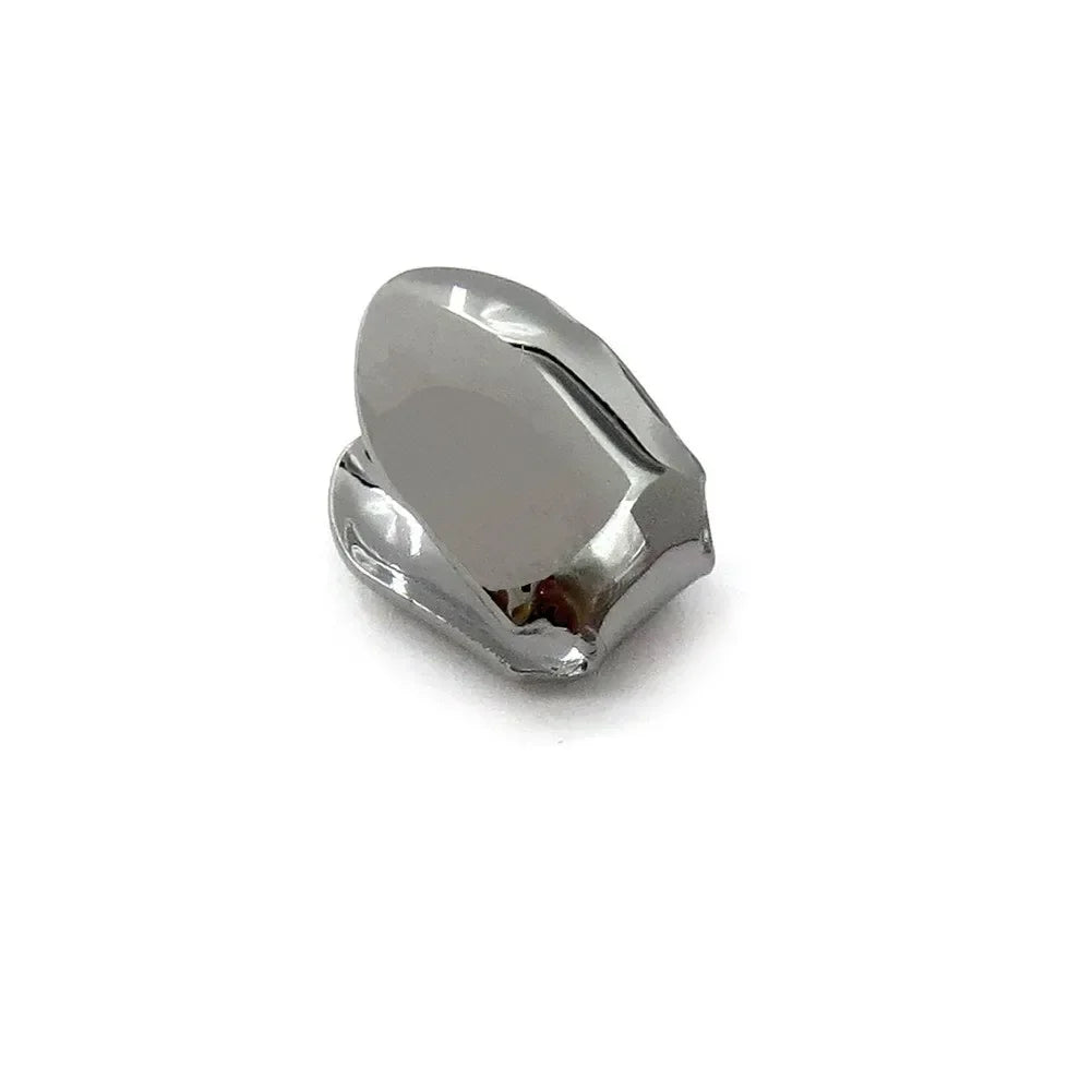 Delysia King Custom Fit Hip Hop Grillz – Single Tooth Cap for Top & Bottom in 4 Colors