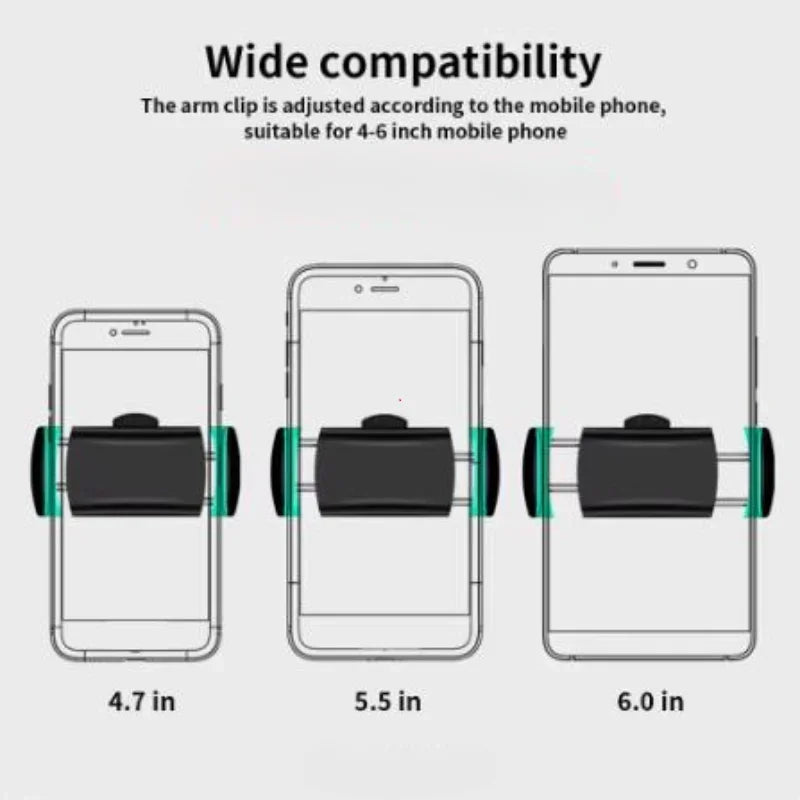 Universal 360° Car Phone Holder - Mini Air Vent Mount Stand for Smartphones