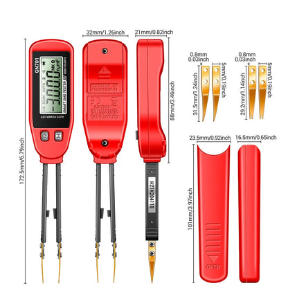 GN701 Smart SMD Tester – Multimeter for Capacitance, Resistance & Diode with LCD Display (3000 Counts)