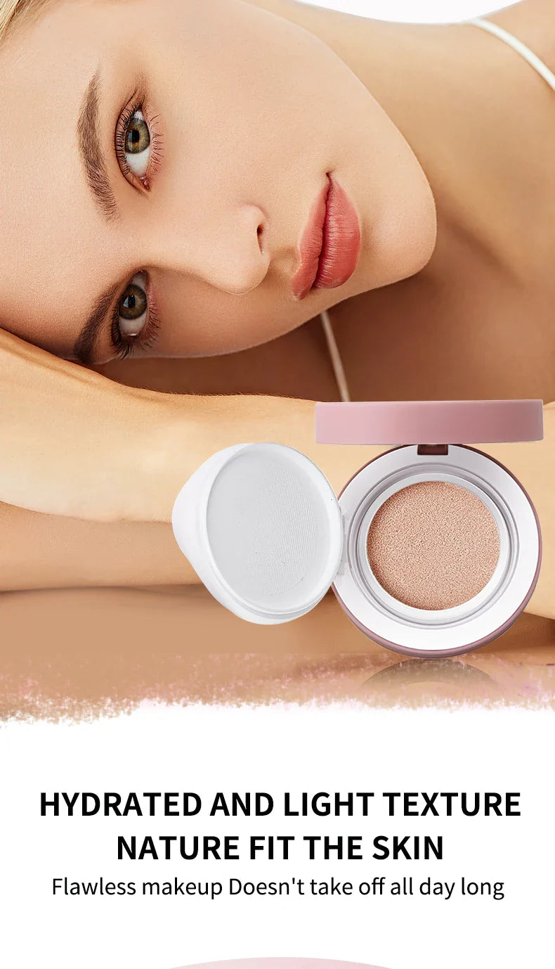 OCHEAL CC Cream Cushion Foundation – Long-Lasting Moisturizing Concealer & BB Cream for Face Makeup