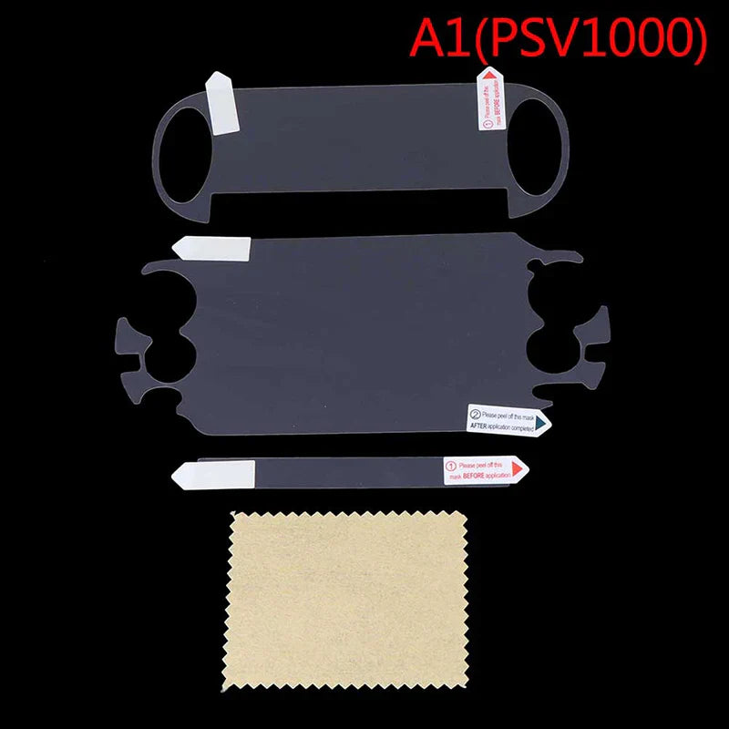 HD Transparent Screen Protector Film for PS Vita PSV 1000/2000 Front & Back