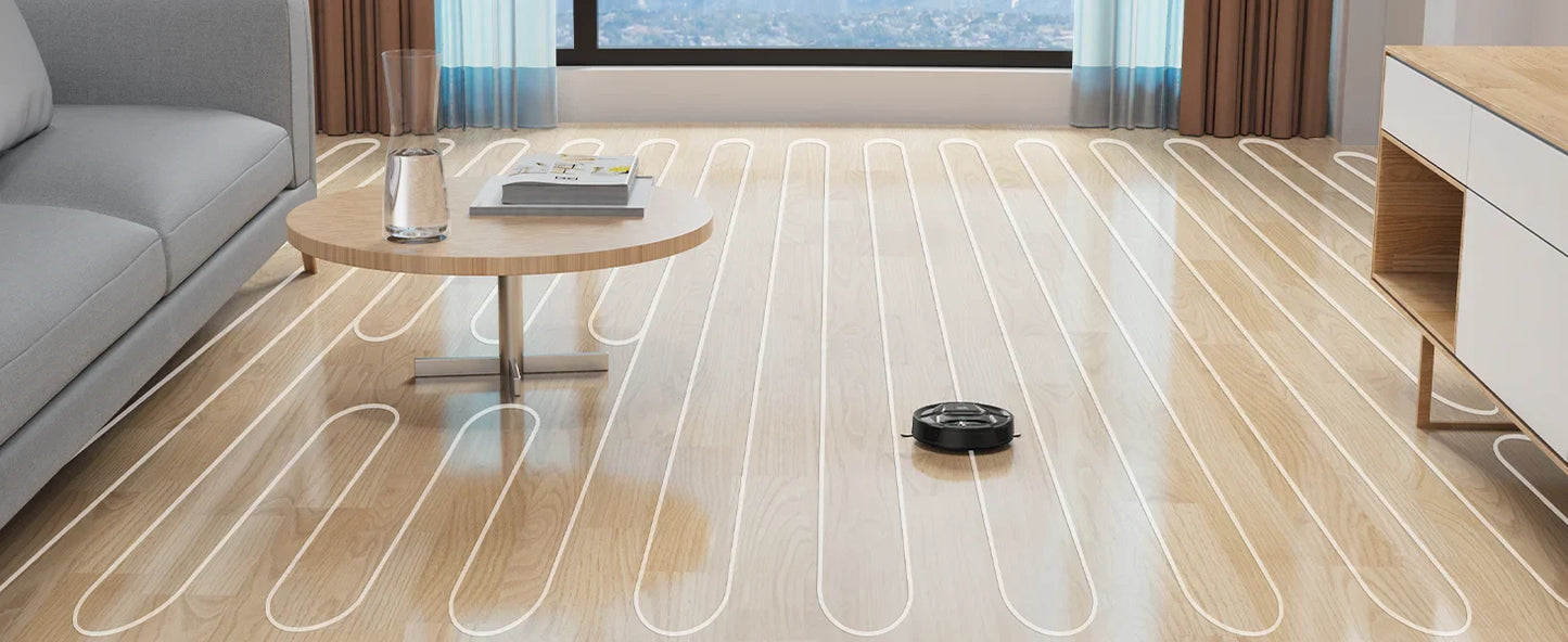Lefant M320 Robot Vacuum Cleaner with Mop – 6000Pa Suction, 210 Min Runtime, 800ML Dustbin, Carpet Detection
