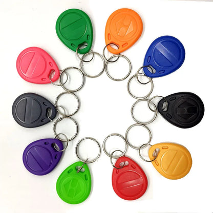 100PCS T5577 EM4305 Rewritable 125KHz RFID Tags – Duplicate Copy, Writable Key Fob & ID Token
